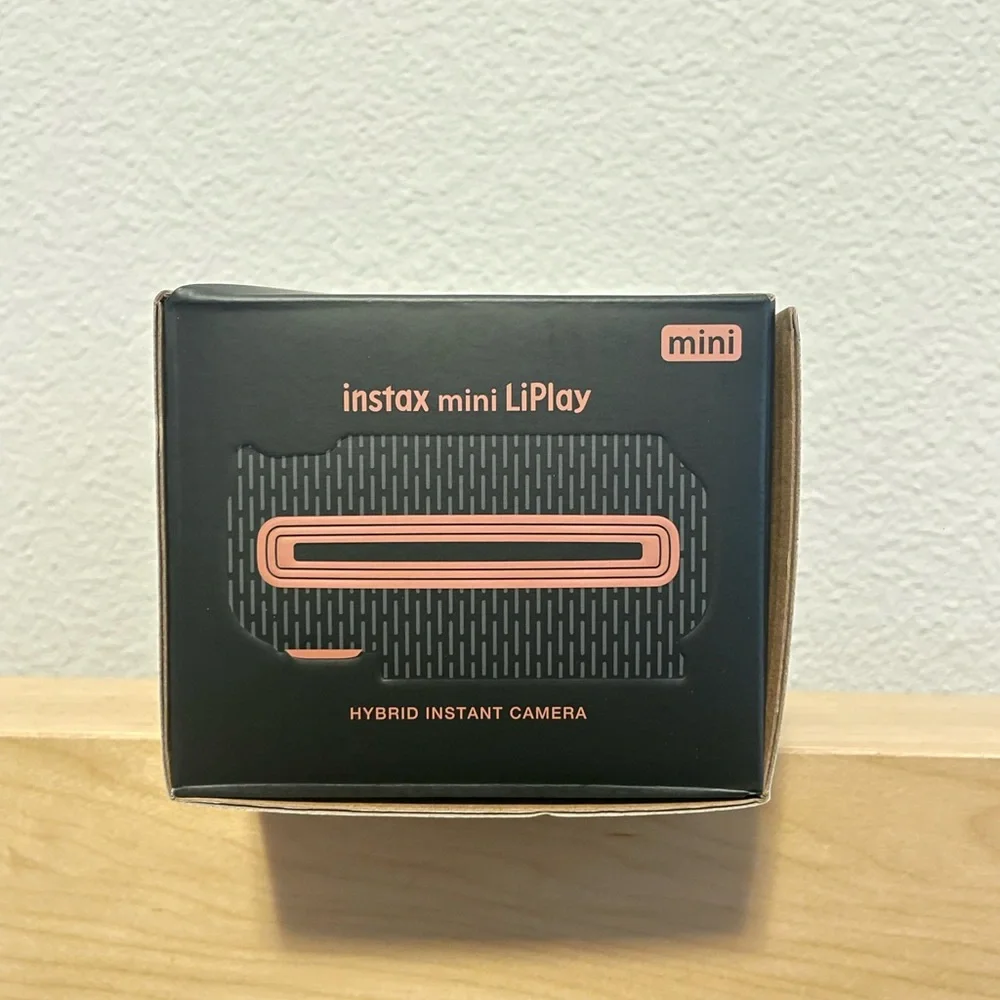 Fujifilm Instax Mini Liplay Hybrid Instant Camera - Elegant Black